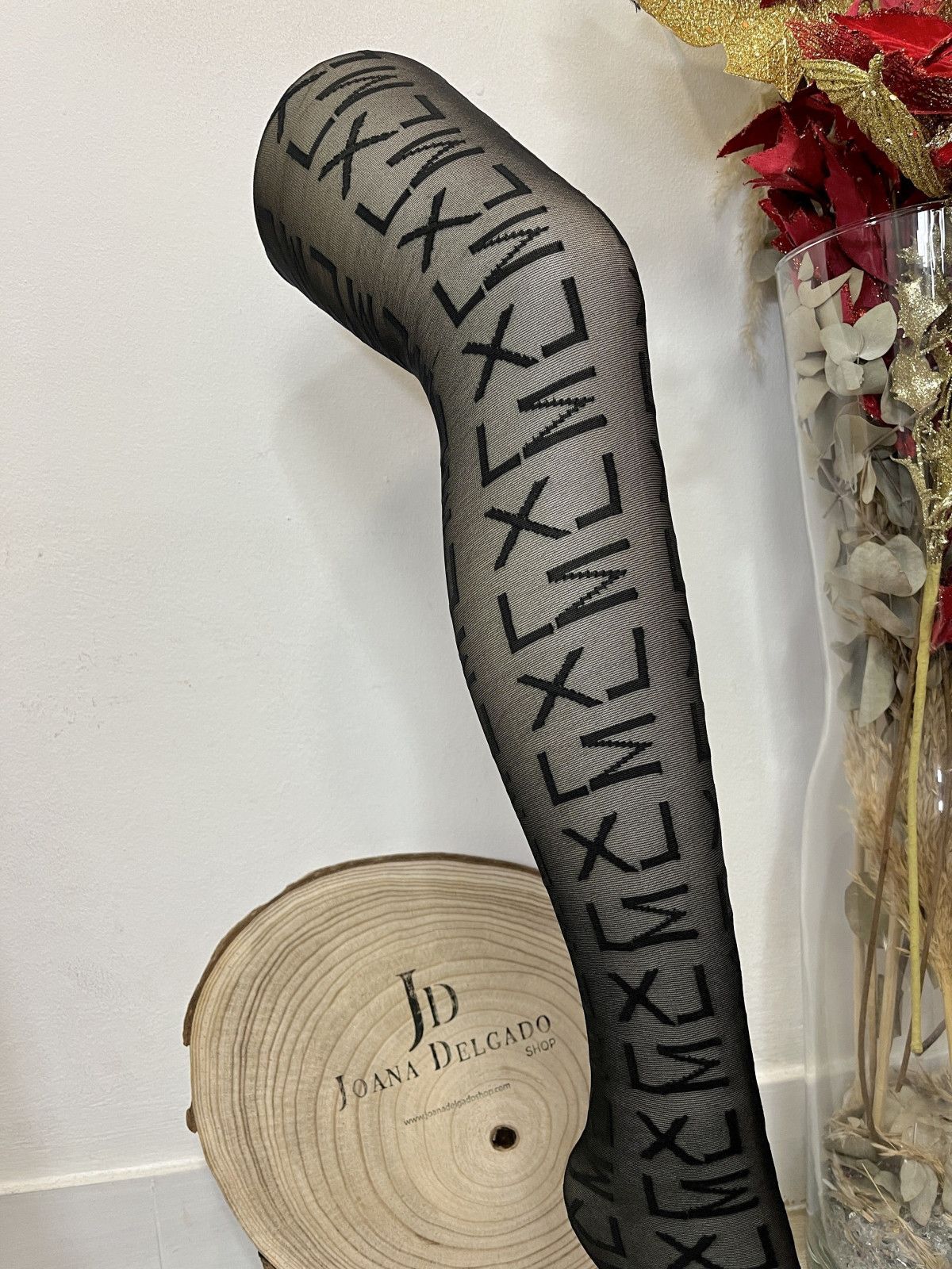 Medias LETTERING Negras