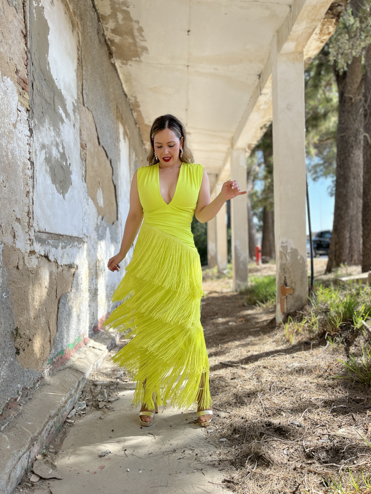 Vestido de Fiesta Doncella Amarillo