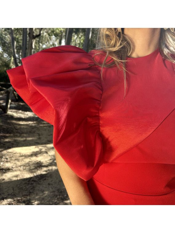 Vestido largo MAR rojo