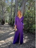Vestido Largo de Fiesta LIBE Morado