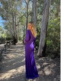 Vestido Largo de Fiesta LIBE Morado