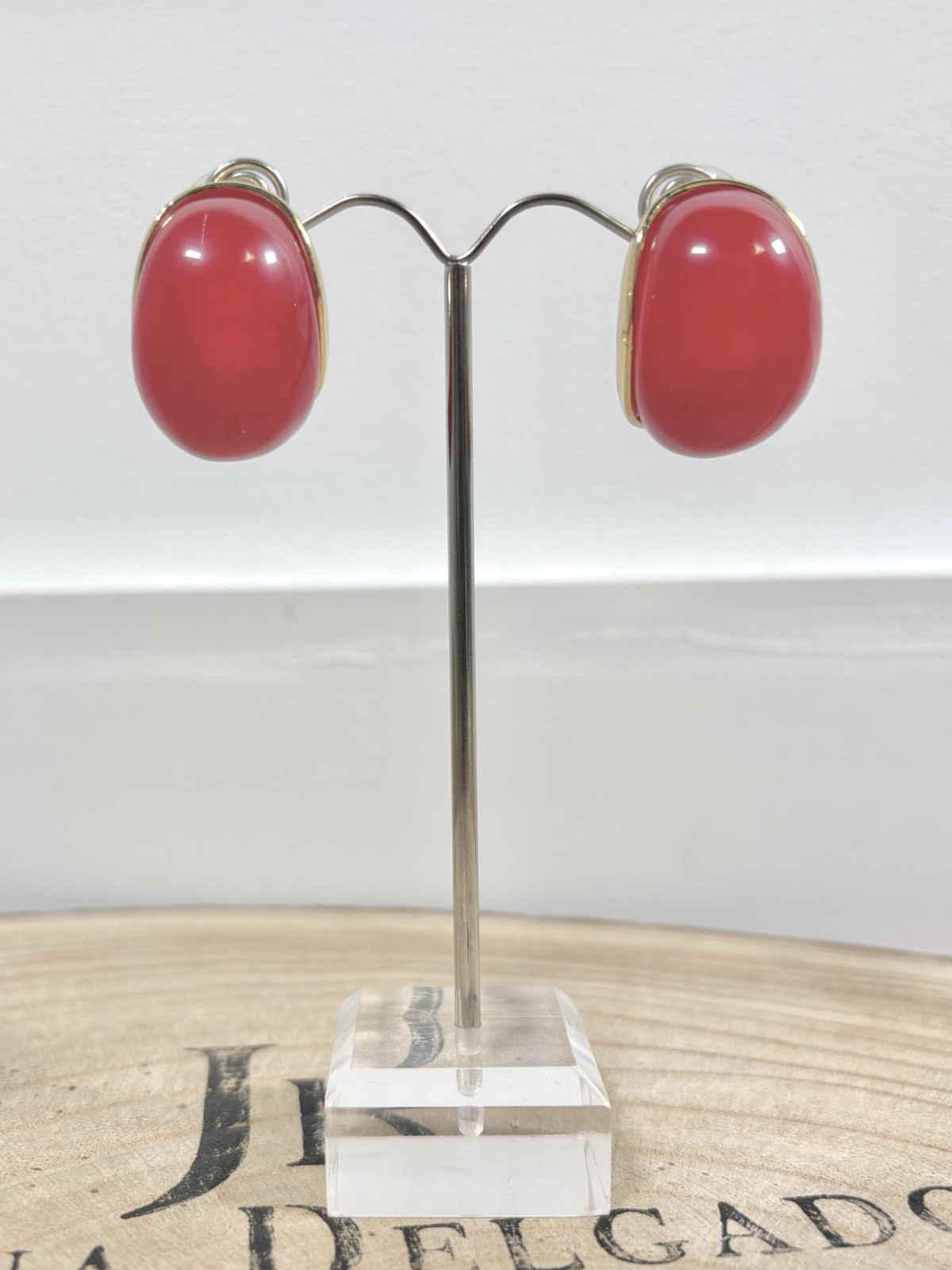 Pendiente Burdeos AURAS