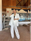 Traje de Chaqueta ANA Blanco