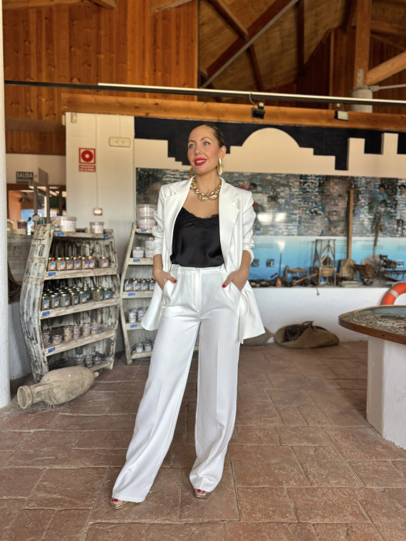 Traje de Chaqueta ANA Blanco