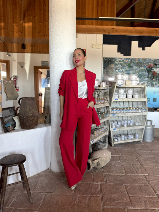 Traje de Chaqueta ANA Rojo