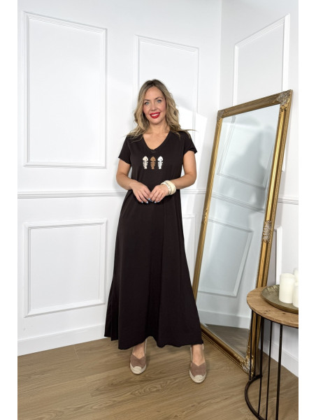 Vestido ZAHARA Marron