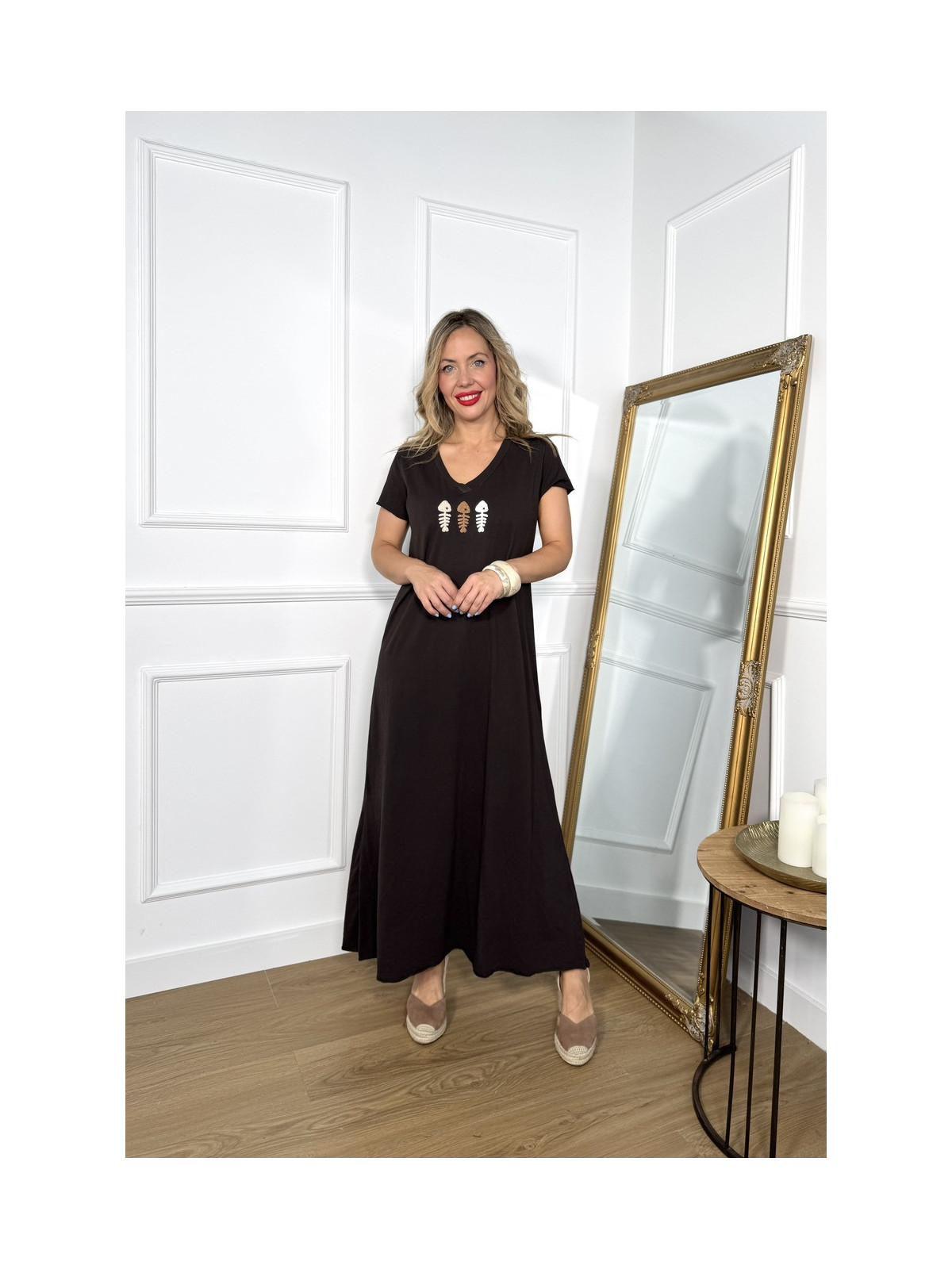 Vestido ZAHARA Marron