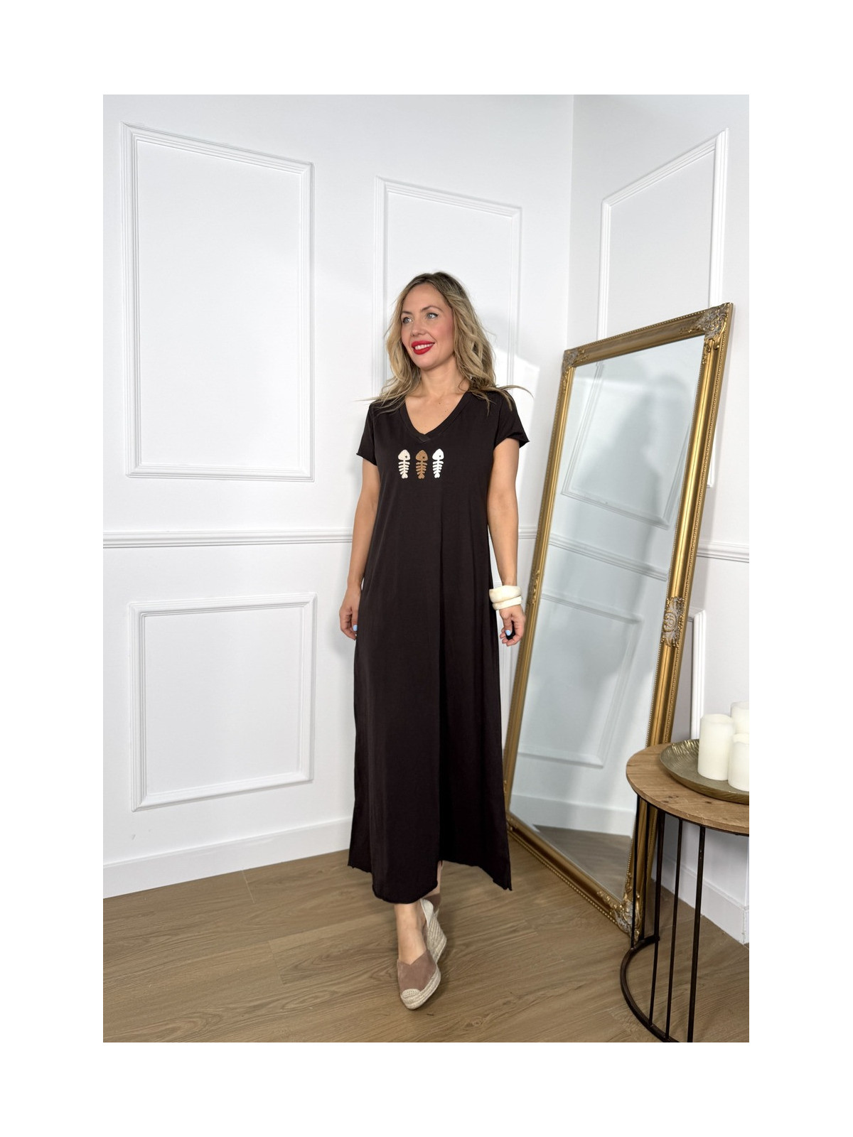 Vestido ZAHARA Marron