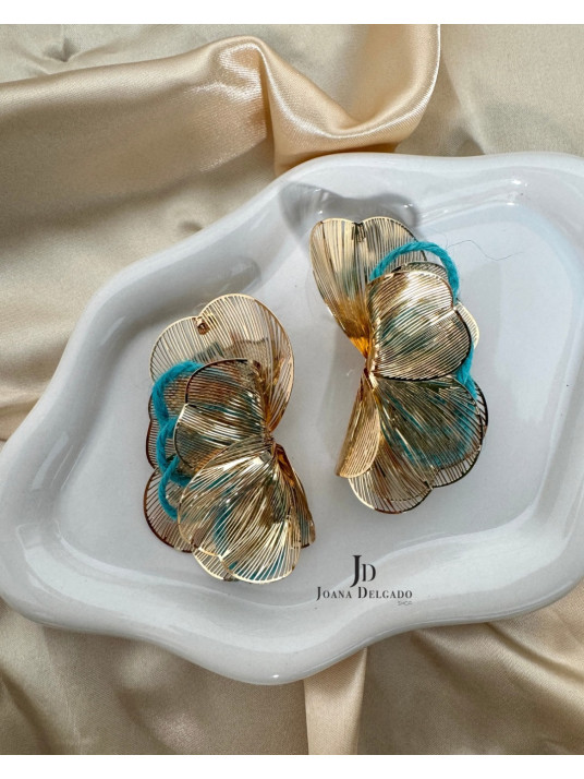 Pendiente VALERIA turquesa