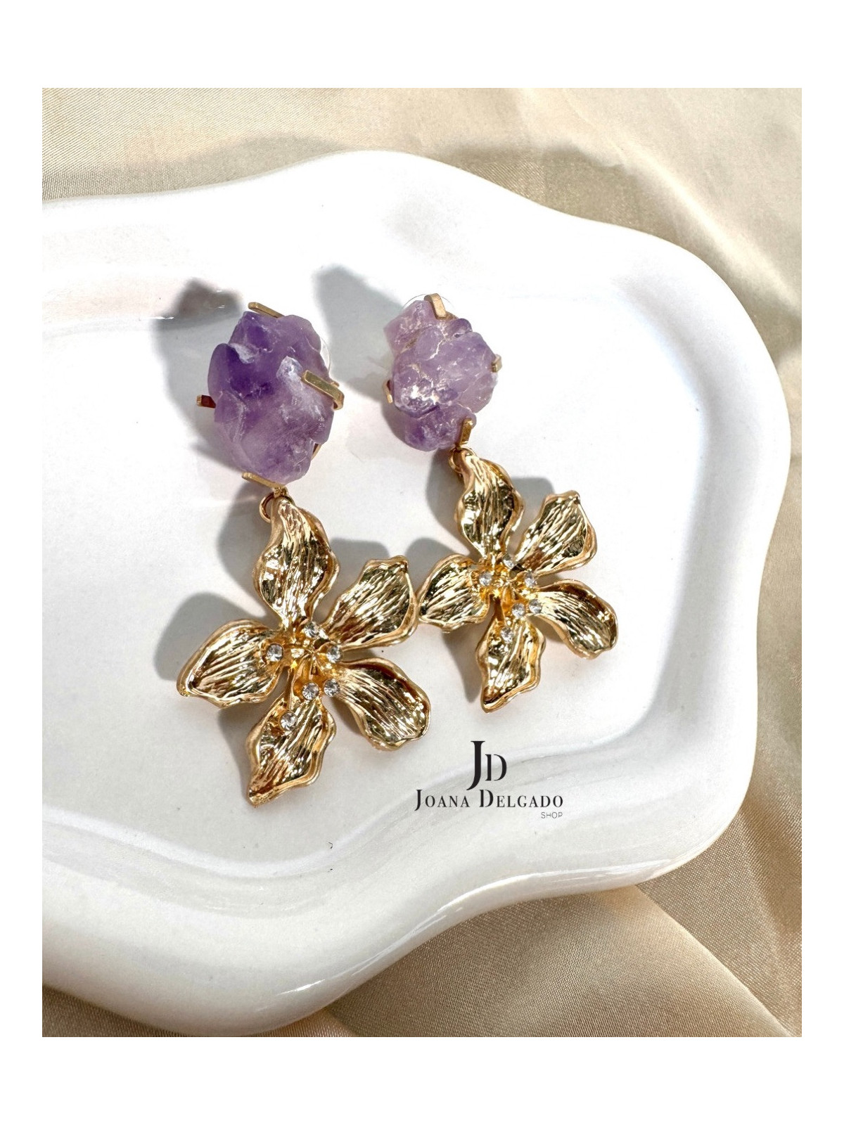 Pendiente FLOR/PIEDRA