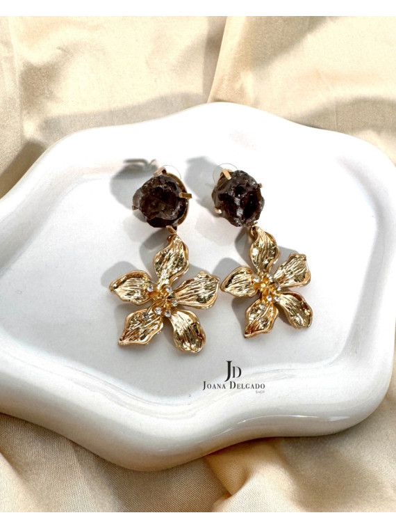 Pendiente FLOR/PIEDRA