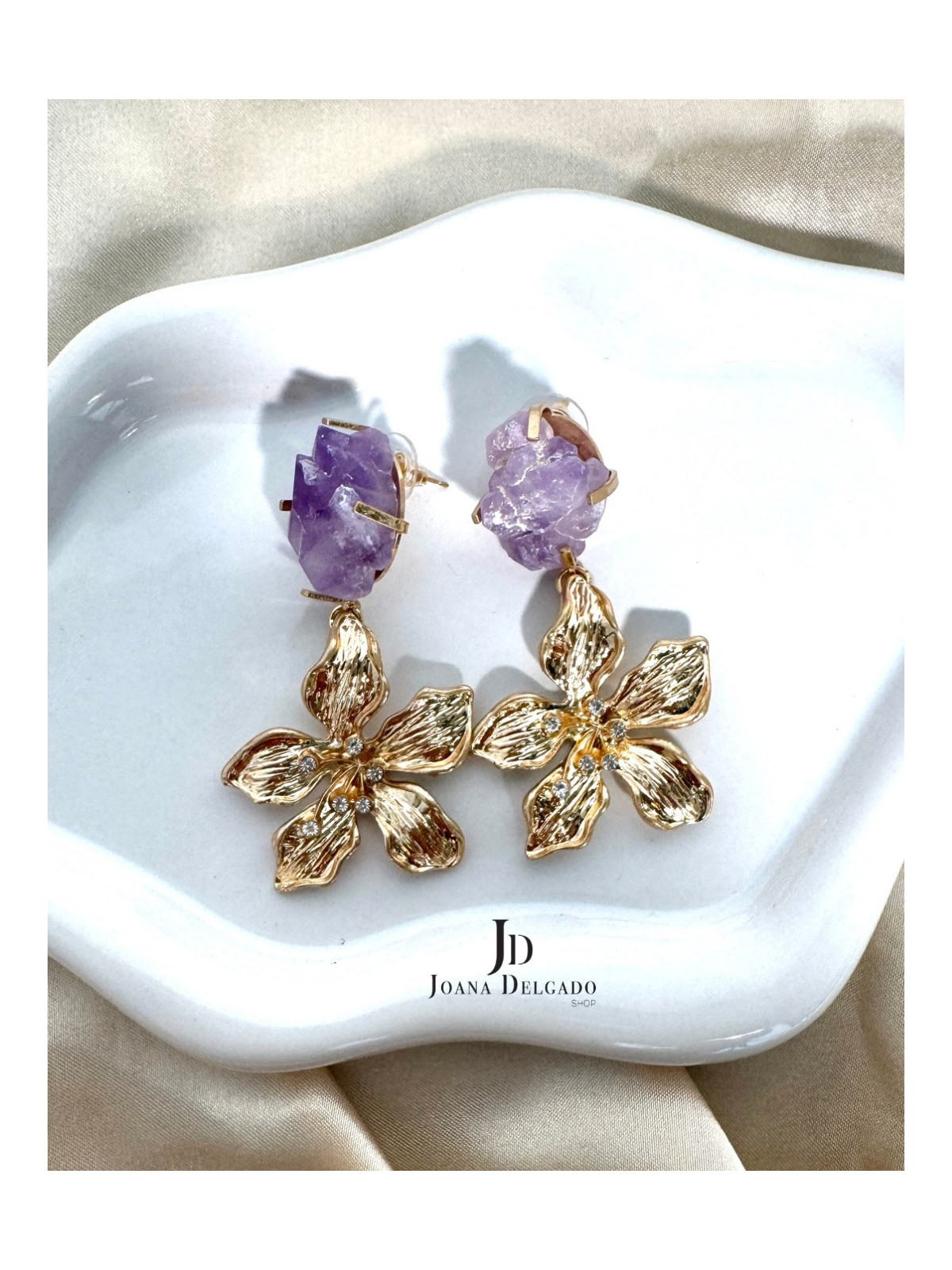 Pendiente FLOR/PIEDRA