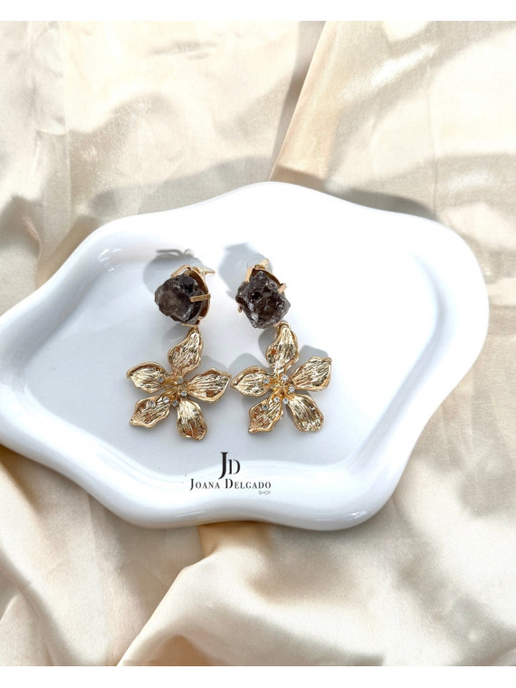 Pendiente FLOR/PIEDRA