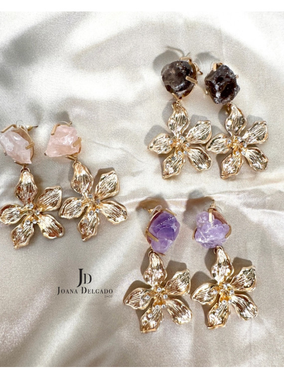 Pendiente FLOR/PIEDRA