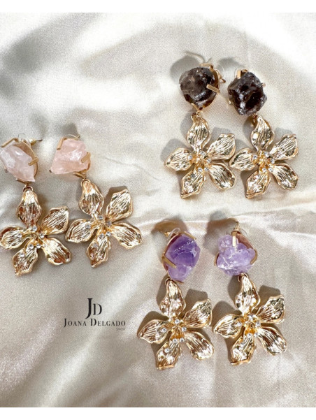 Pendiente FLOR/PIEDRA