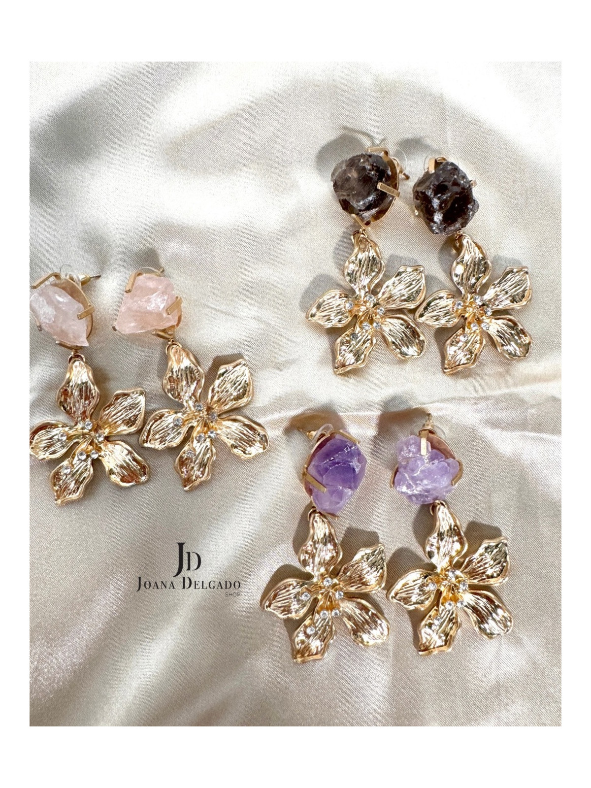 Pendiente FLOR/PIEDRA