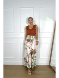 Pantalón palazzo estampado  ideal para un look de verano/otoño.