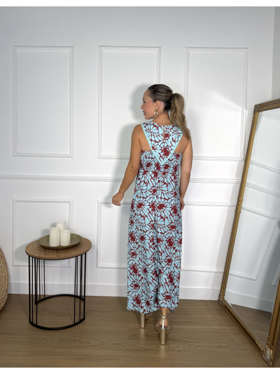 Vestido largo con estampado floral, ideal para tus mejores looks.