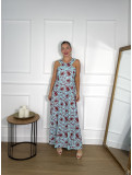 Vestido largo con estampado floral, ideal para tus mejores looks.