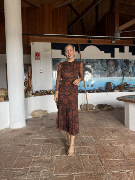 Vestido MARGA Marron