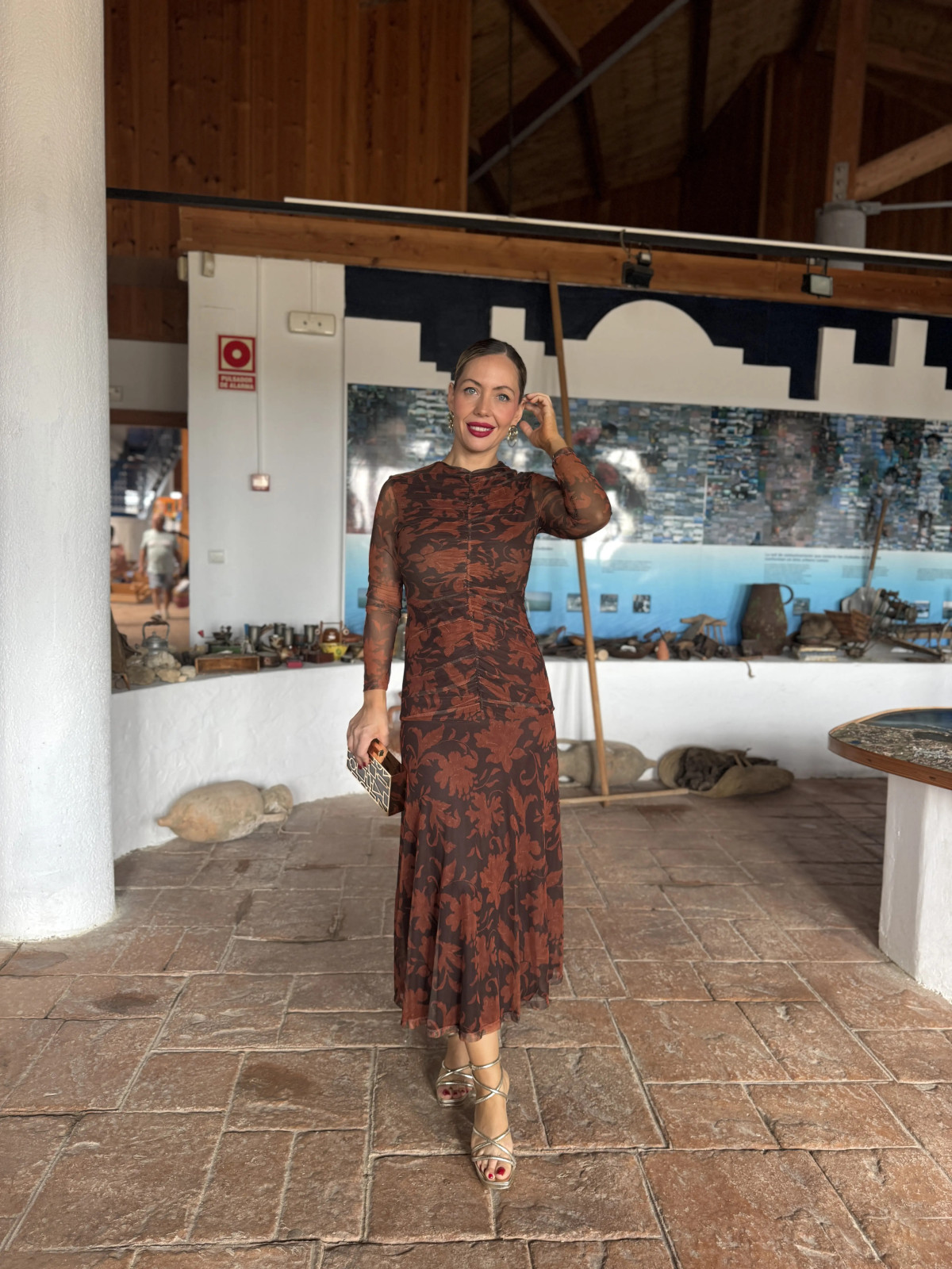 Vestido MARGA Marron