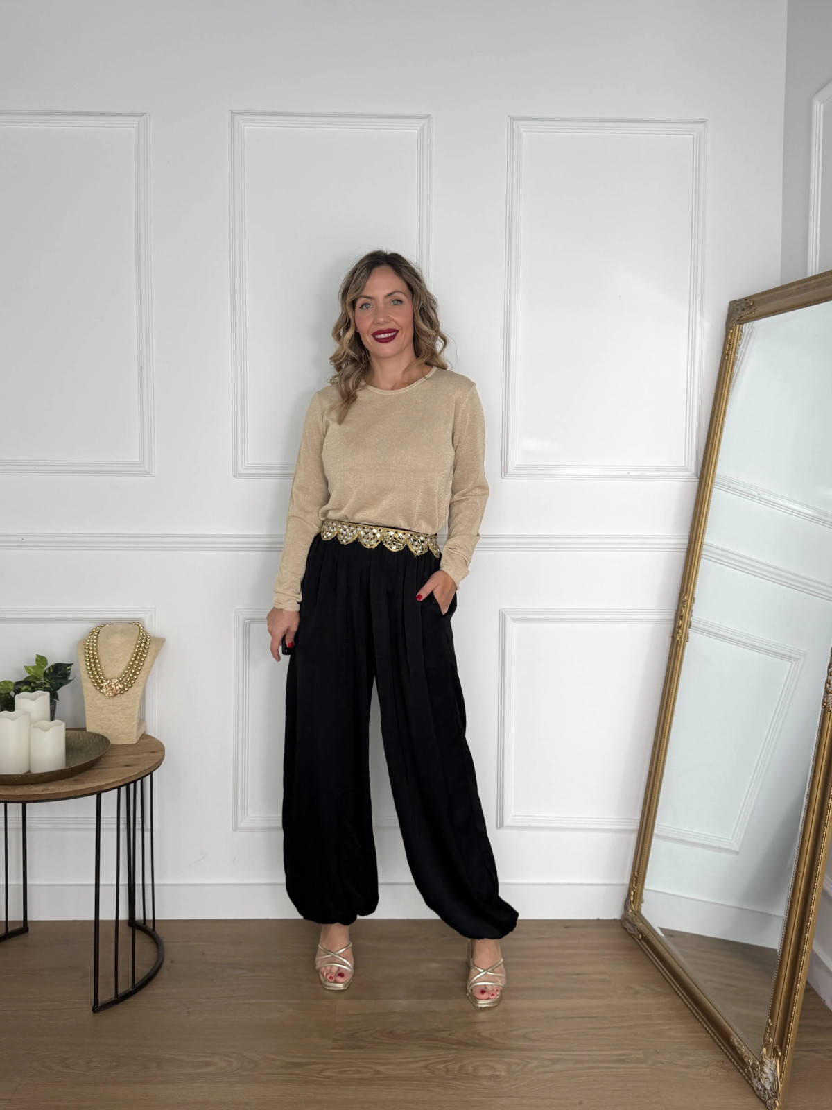 Camiseta BELINDA Dorada