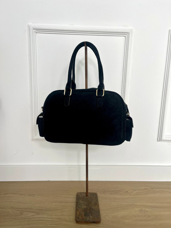 Bolso mediano tipo maletin con bolsillos, ideal para tus looks casual