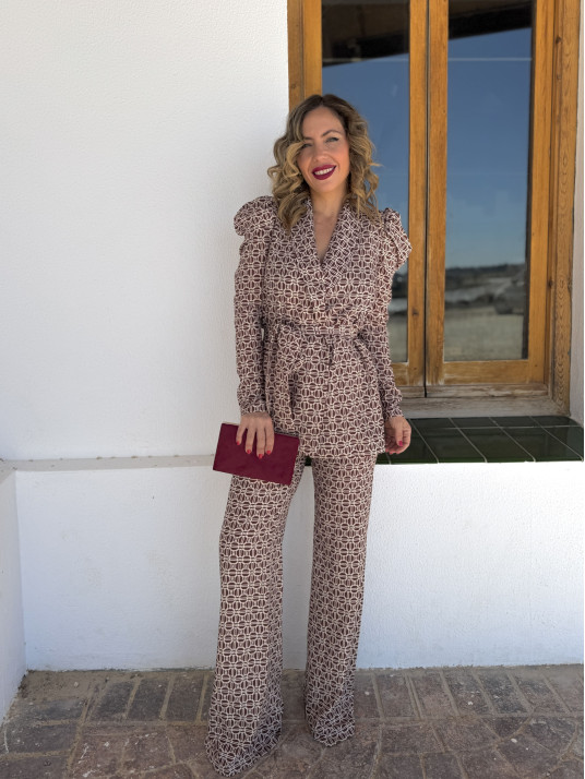 Conjunto de traje chaqueta de fiesta ARISHA