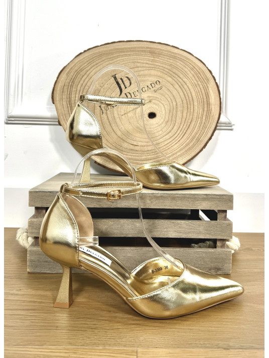 Zapato de Tacón de Fiesta CENICIENTA dorado