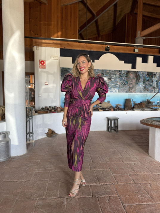 Vestido Estampado DALÍ buganvilla