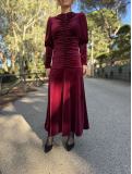 Vestido BELEN Burdeos