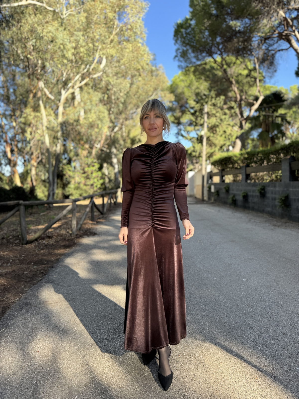 Vestido BELEN Marrón