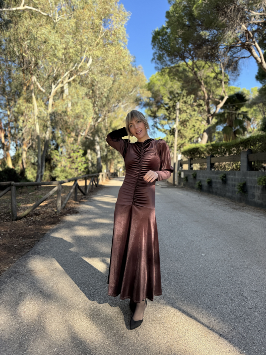 Vestido BELEN Marrón