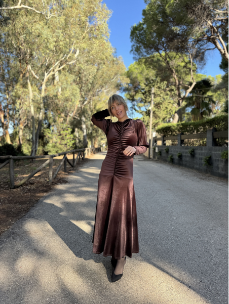 Vestido BELEN Marrón