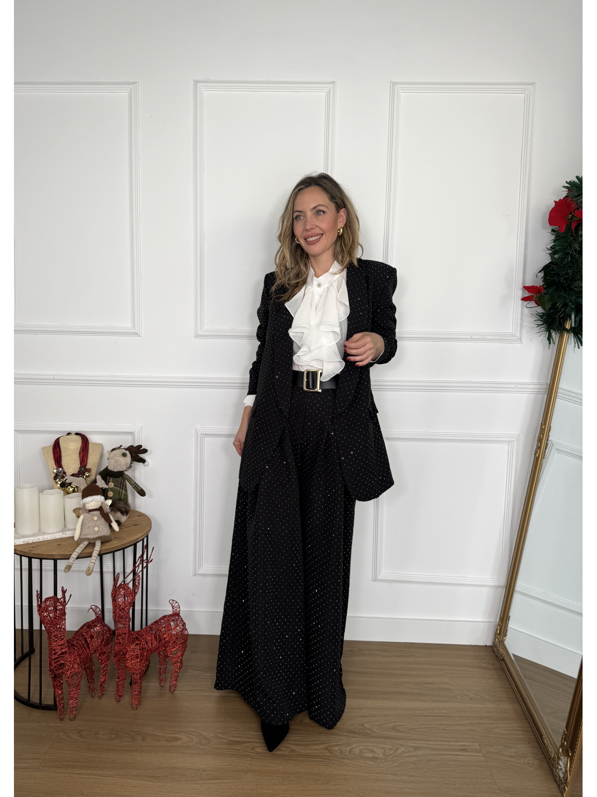 Blazer de brillos TACHUELAS