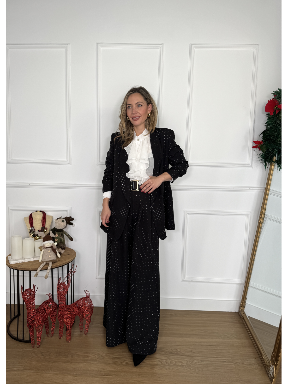 Blazer de brillos TACHUELAS