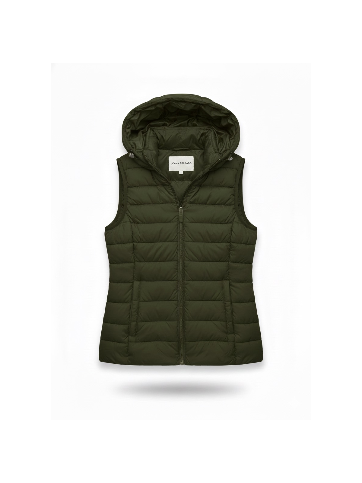 Chaleco acolchado DALIA verde caqui