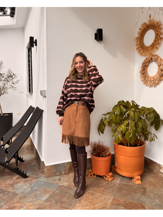 Falda de flecos LINDA