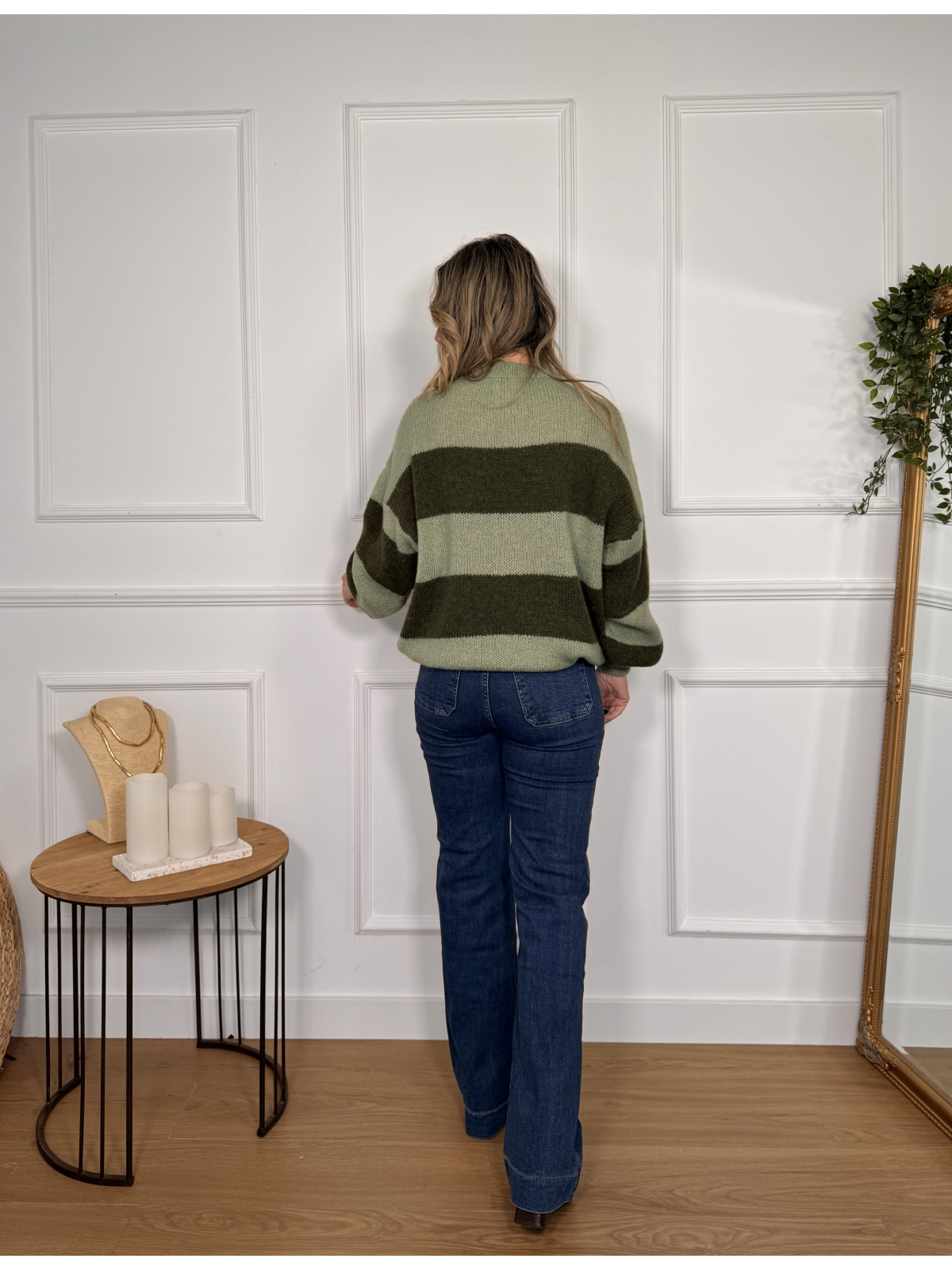 Jersey con Rayas LUCIA verde