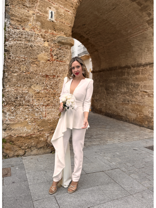 Mono de fiesta SALMA blanco