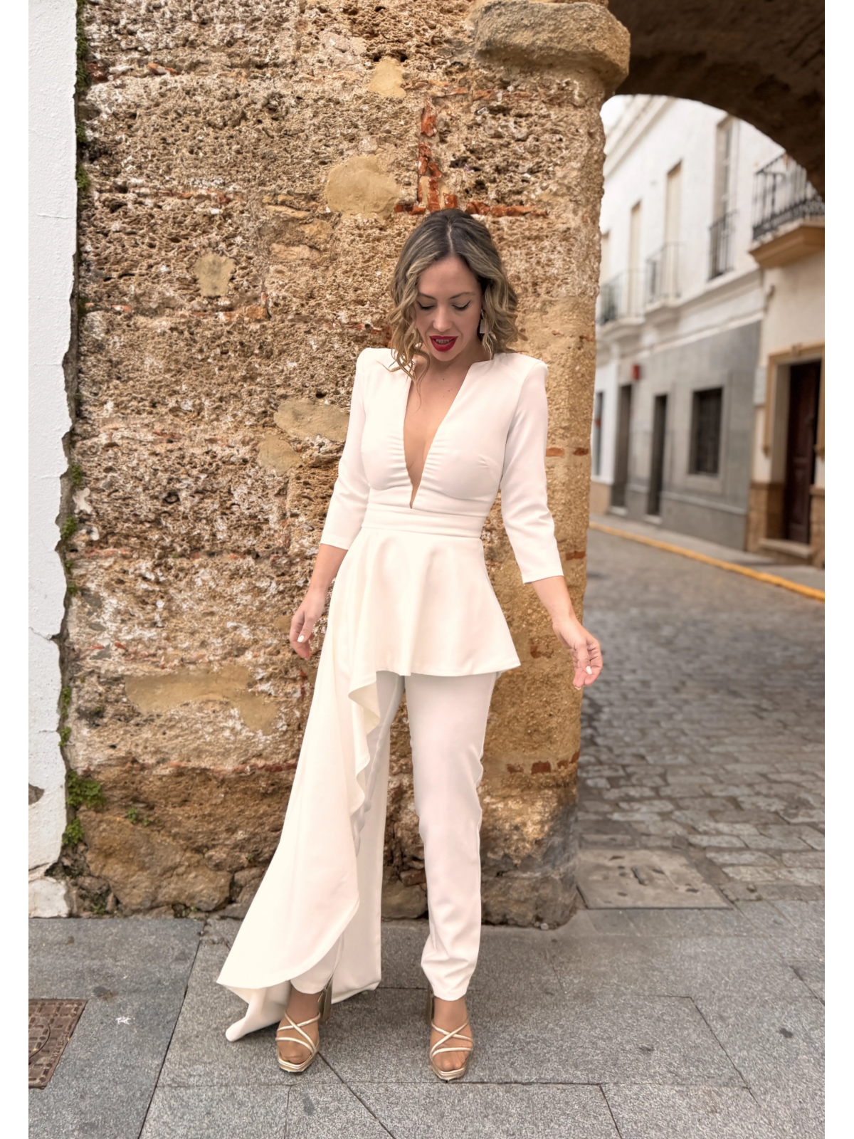 Mono de fiesta SALMA blanco