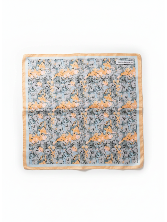 Pañuelo satinado CELESTE