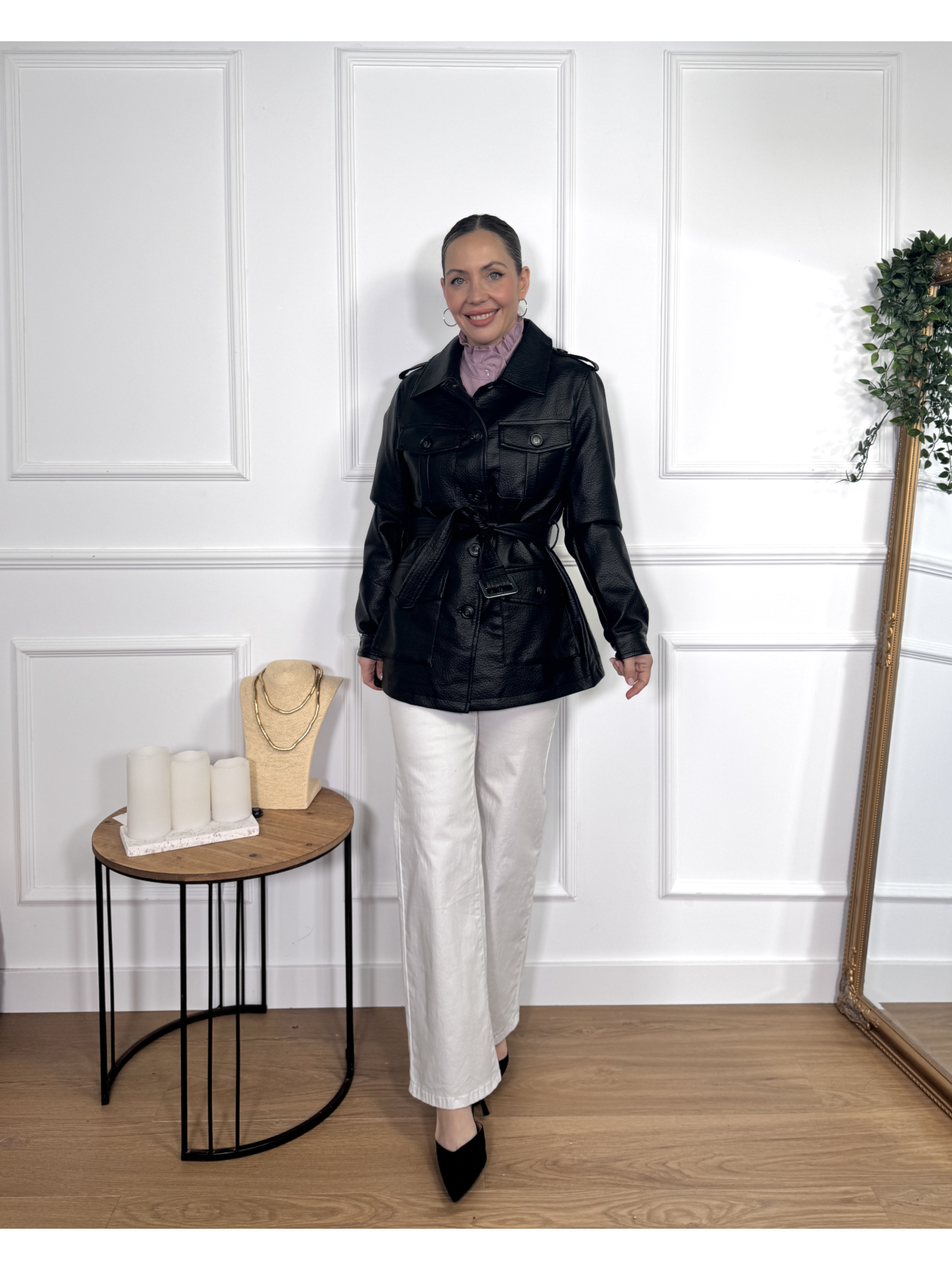 Vaquero blanco PAULA