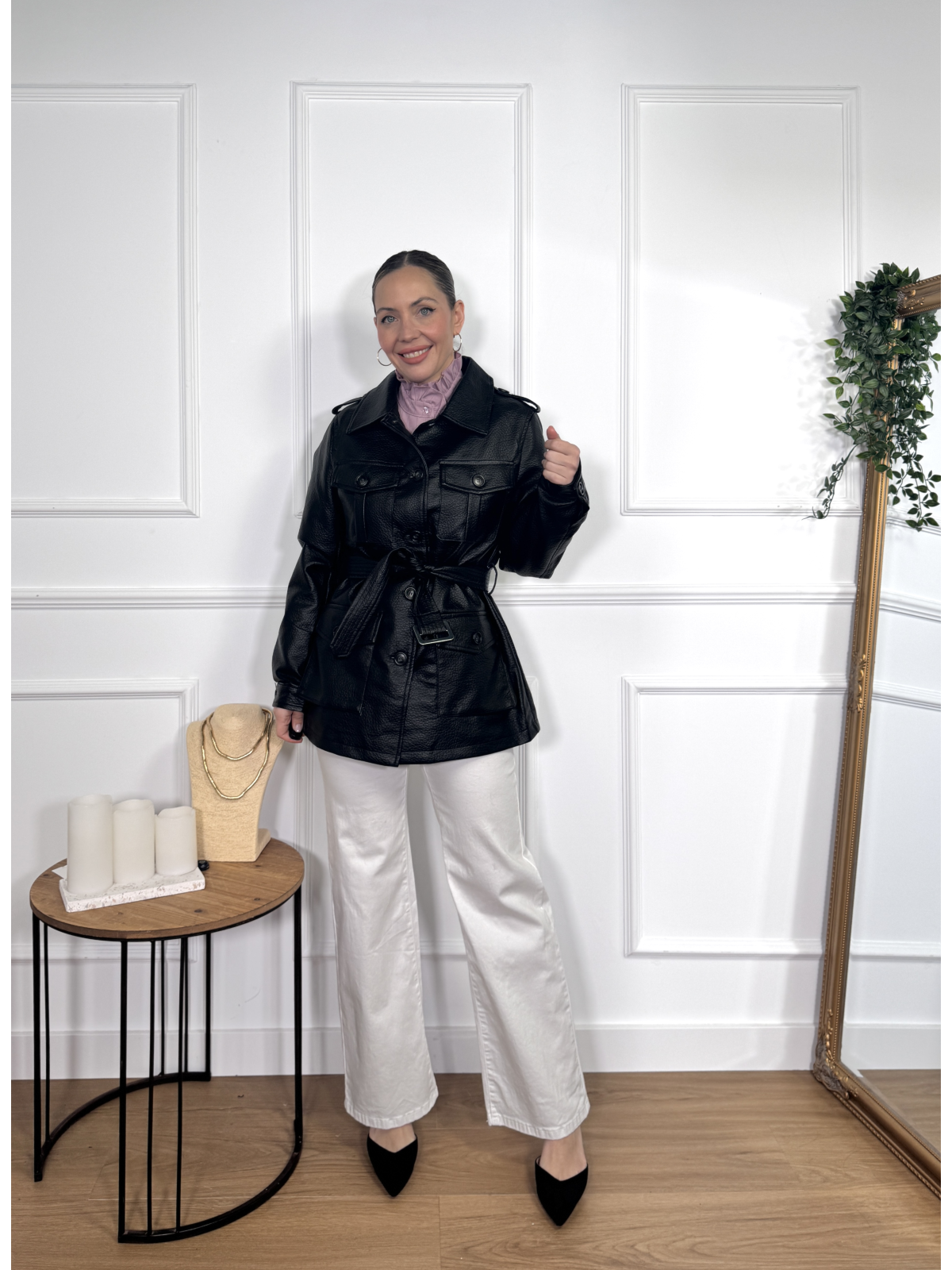 Vaquero blanco PAULA