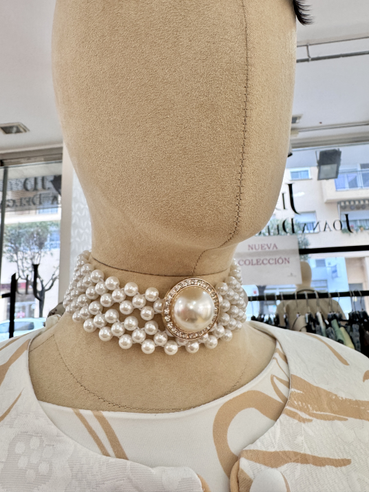 Choker Perlas VINTAGE