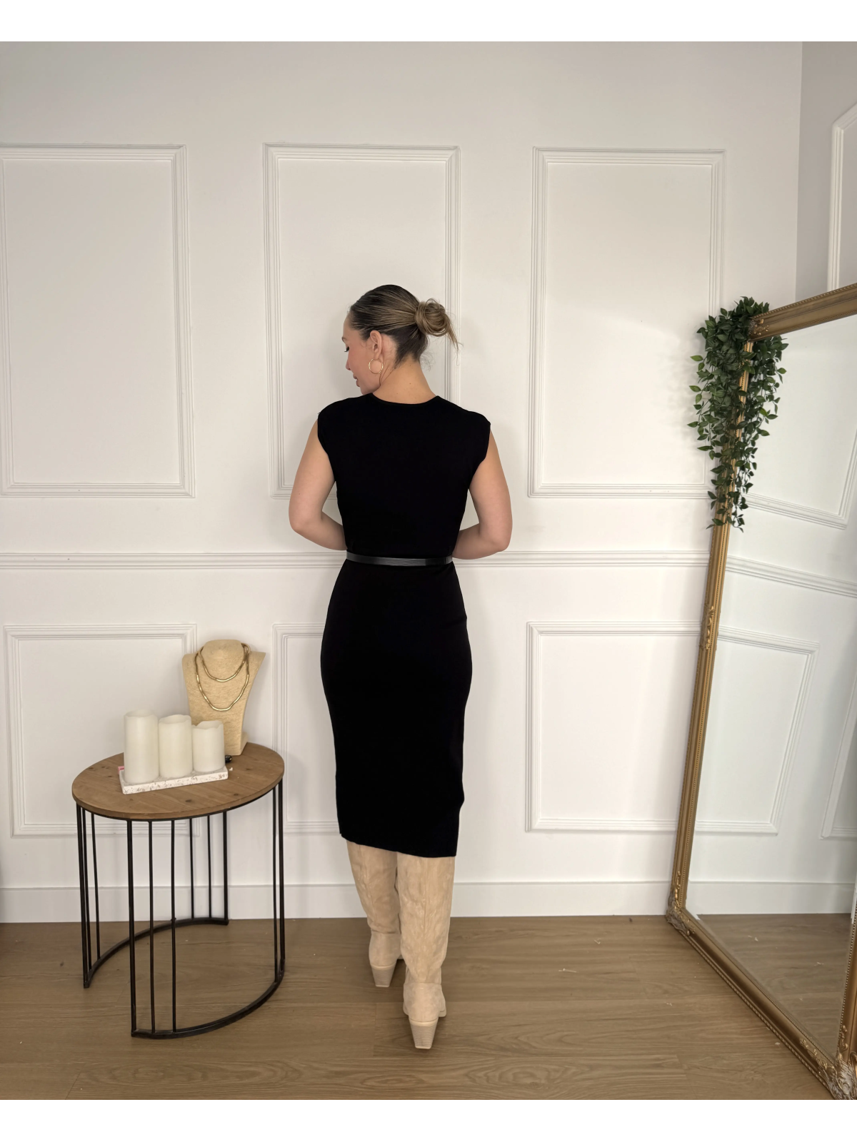 Vestido de punto ADRIANA Negro