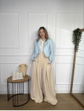 Pantalón de Pinza JESSICA Beige