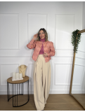 Pantalón de Pinza JESSICA Beige
