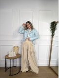 Pantalón de Pinza JESSICA Beige