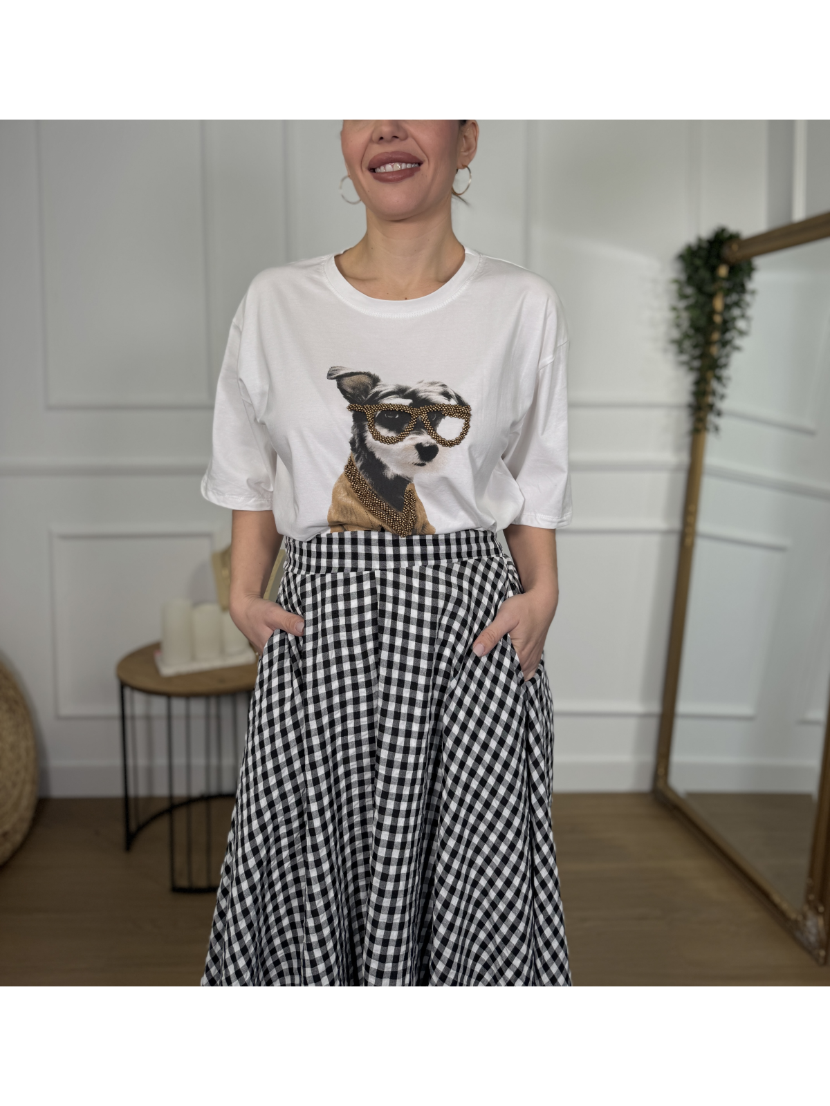 Falda de cuadros VICHI